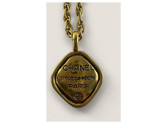 Collana vintage Chanel 31 Rue Cambon D'oro - vista 17