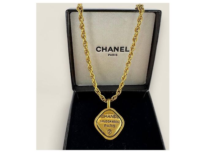Collana vintage Chanel 31 Rue Cambon D'oro - vista 6