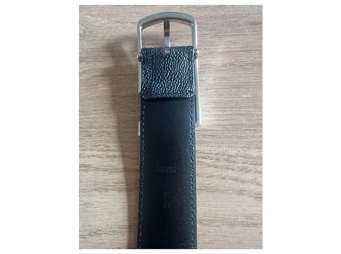 Louis Vuitton – Neogram Gürtel 30 mm Damier Graphite (M6057T) – 109 cm – Neu mit Quittung - Ansicht 4