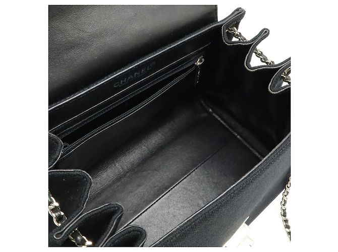 Borsa a Spalla Chanel 2.55 Chocobar Chain Nero - vista 7