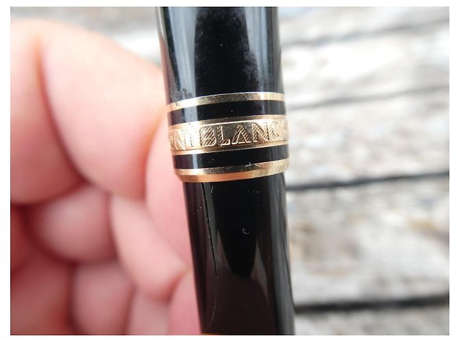 stylo a bille montblanc  meisterstuck classique Noir - vue 7