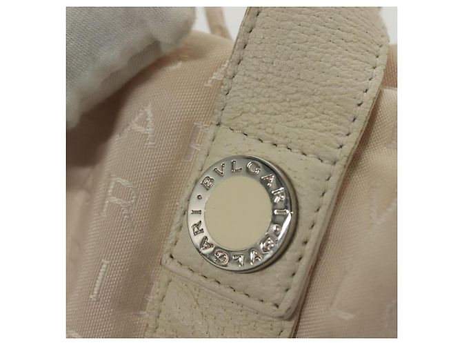 Bulgari Borsa a mano BVLGARI Logo Mania in tela rosa argento Auth bs28545 - vista 17