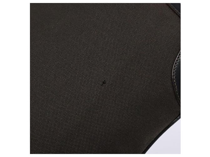 PRADA Schultertasche aus Canvas Leder Braun Silber Authentisch bs28705 - Ansicht 9