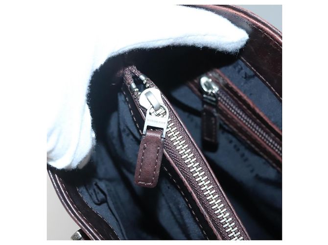 Burberry Nova Check Handtasche aus Canvas Beige Silber Authentisch 139256 - Ansicht 14