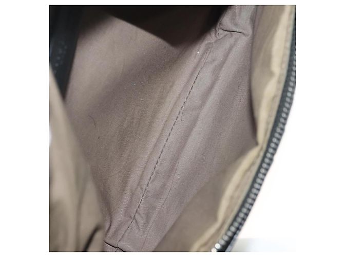 Autre Marque BORSO IN PELLE NERA INTRECCIATO BOTTEGA VENETA ARGENTO AUTH 137678 Nero - vista 17