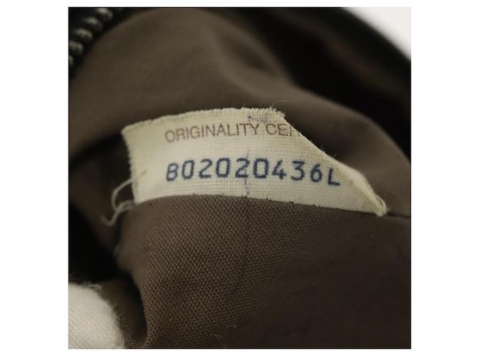 Autre Marque BORSO IN PELLE NERA INTRECCIATO BOTTEGA VENETA ARGENTO AUTH 137678 Nero - vista 21