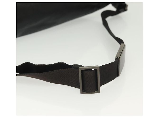 Autre Marque BORSO IN PELLE NERA INTRECCIATO BOTTEGA VENETA ARGENTO AUTH 137678 Nero - vista 7
