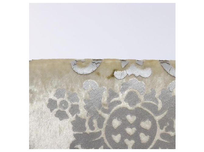 Borsa a Spalla con Catena GUCCI Velluto Bianco 007 2033 1705 Auth 138324 - vista 16