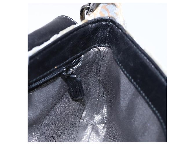 Borsa a Spalla con Catena GUCCI Velluto Bianco 007 2033 1705 Auth 138324 - vista 20