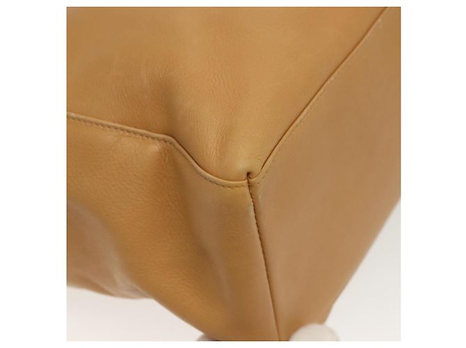 Borsa a Spalla Salvatore Ferragamo in Pelle Beige Oro Auth bs28483 D'oro - vista 12