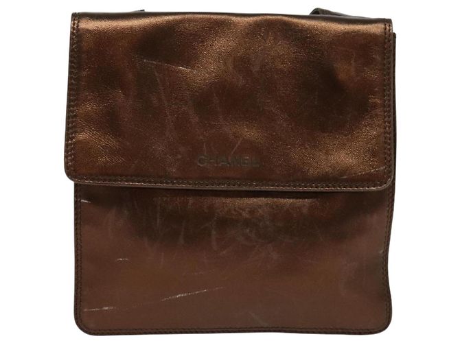 Borsa a Spalla CHANEL in Pelle Marrone CC Auth 138366 - vista 2