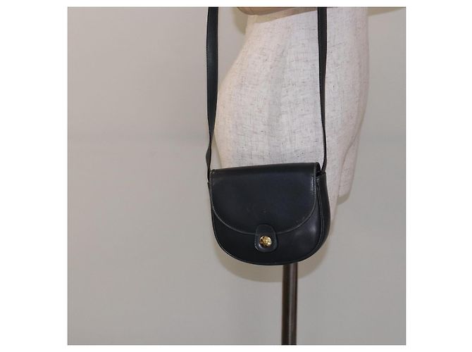 Céline Borsa a Spalla CELINE in Pelle Grigia Dorata Auth 139263 Marrone D'oro - vista 21