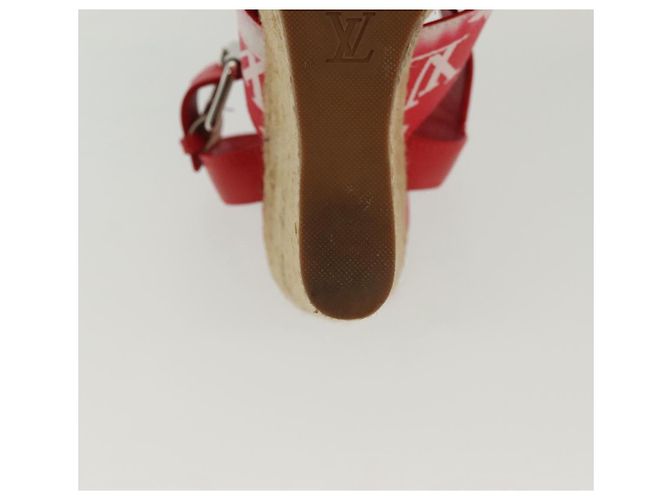 LOUIS VUITTON Sandali Monogram Escal Starboard Rossi LV Auth 139208 Rosso - vista 10