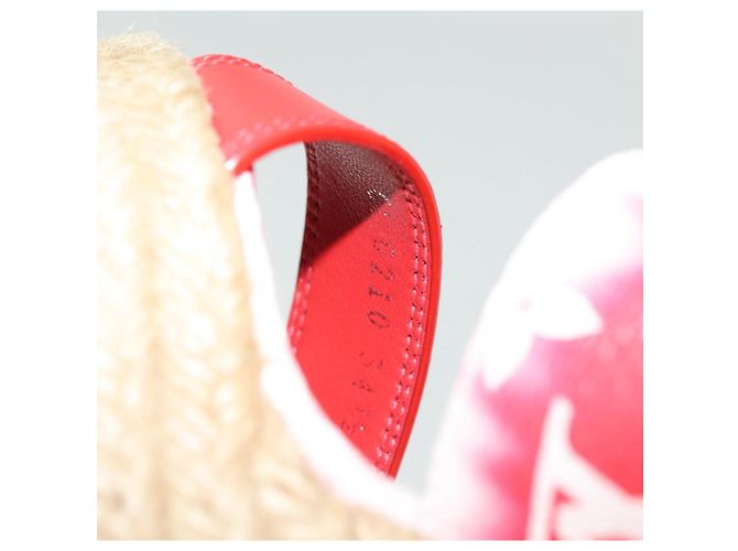 LOUIS VUITTON Sandali Monogram Escal Starboard Rossi LV Auth 139208 Rosso - vista 19