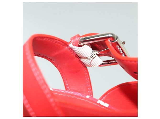 LOUIS VUITTON Sandali Monogram Escal Starboard Rossi LV Auth 139208 Rosso - vista 33