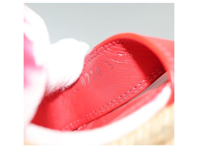 LOUIS VUITTON Sandali Monogram Escal Starboard Rossi LV Auth 139208 Rosso - vista 37