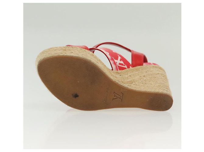 LOUIS VUITTON Sandali Monogram Escal Starboard Rossi LV Auth 139208 Rosso - vista 7