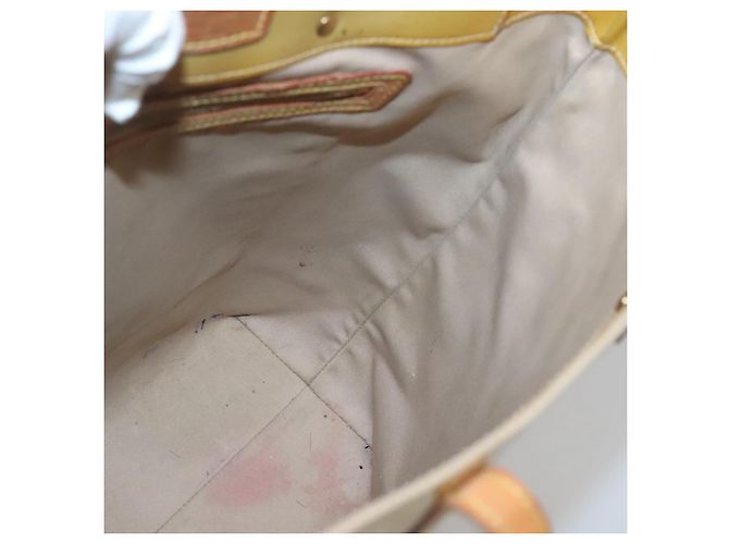 LOUIS VUITTON Monogram Vernis Reade MM Borsa a Mano Beige M91141 LV Auth 137641 - vista 18