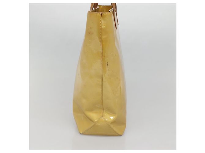 LOUIS VUITTON Monogram Vernis Reade MM Borsa a Mano Beige M91141 LV Auth 137641 - vista 3