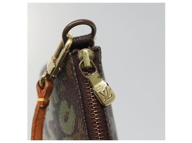 LOUIS VUITTON Pochette Accessoires Graffiti Pouch Khaki M92191 LV Auth bs28566 Caqui Monograma - vista 10