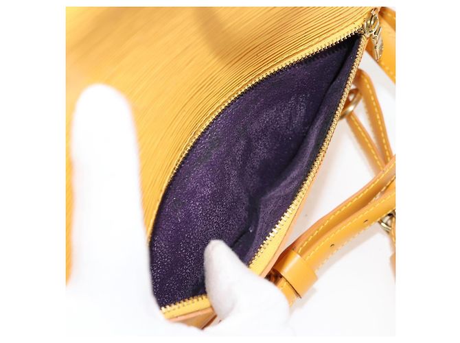 LOUIS VUITTON Zaino Epi Mabillon Giallo M52239 LV Auth 136925 - vista 11
