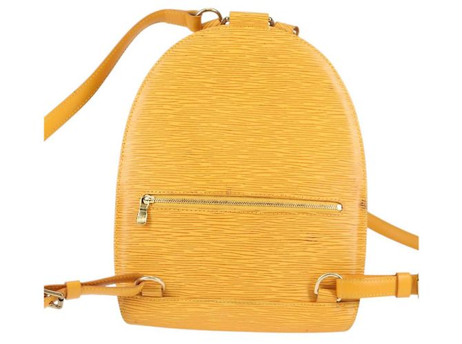 LOUIS VUITTON Zaino Epi Mabillon Giallo M52239 LV Auth 136925 - vista 2