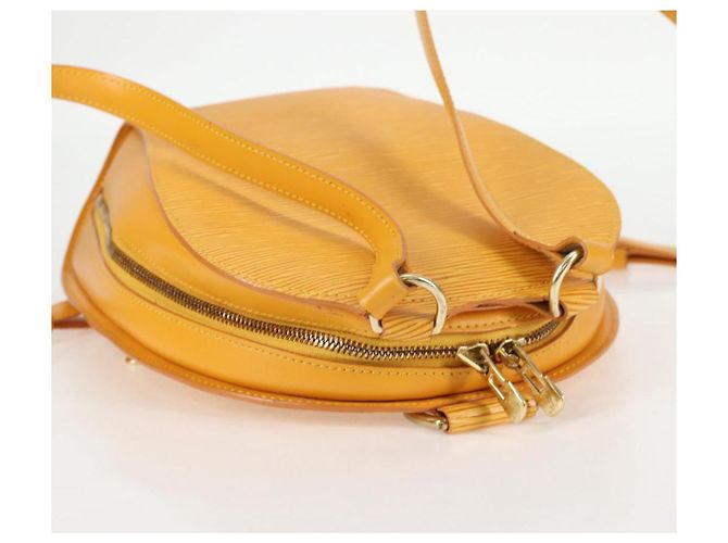 LOUIS VUITTON Zaino Epi Mabillon Giallo M52239 LV Auth 136925 - vista 7