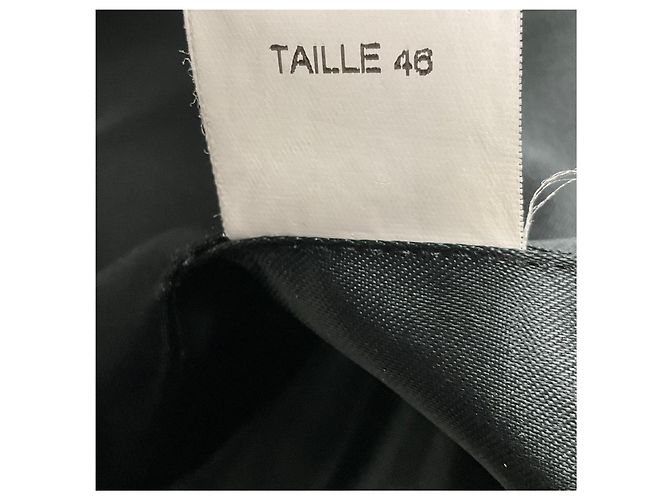 Manteau en tweed mi-long à boutons perles noirs / blancs Edward Achour - vue 5