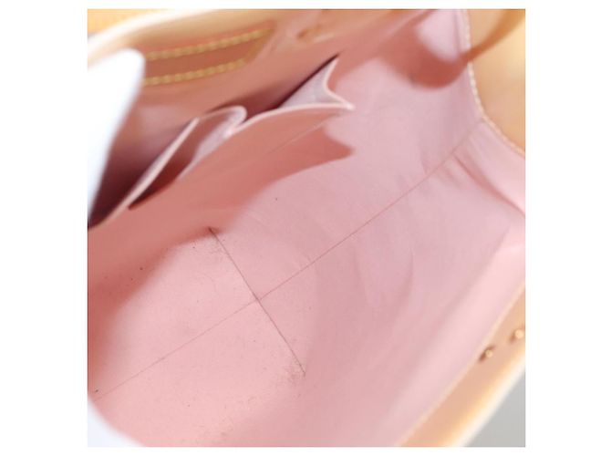 LOUIS VUITTON Borsa a Mano Vernis Reade MM Rosa Marshmallow M91304 LV Auth 138317 - Ansicht 18
