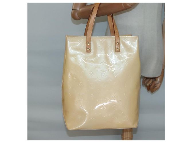 LOUIS VUITTON Borsa a Mano Vernis Reade MM Rosa Marshmallow M91304 LV Auth 138317 - Ansicht 21