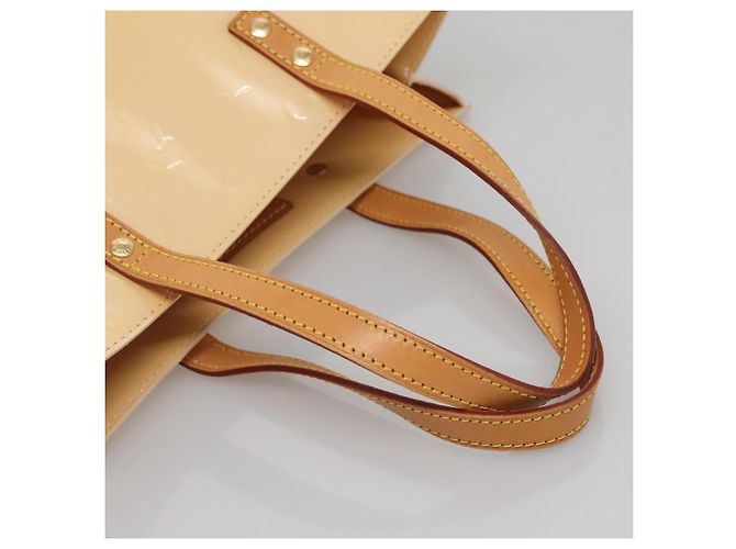 LOUIS VUITTON Borsa a Mano Vernis Reade MM Rosa Marshmallow M91304 LV Auth 138317 - Ansicht 8
