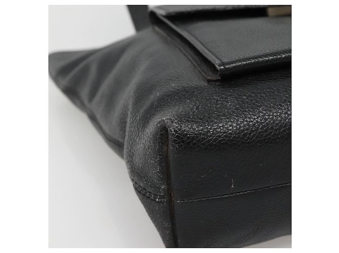 Céline Borsa a Spalla CELINE in Pelle Nera Argento Autentica 139444 Nero - vista 11