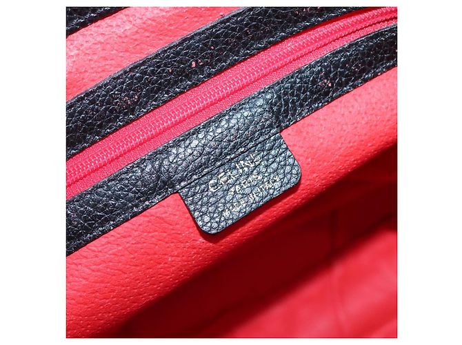 Céline Borsa a Spalla CELINE in Pelle Nera Argento Autentica 139444 Nero - vista 14