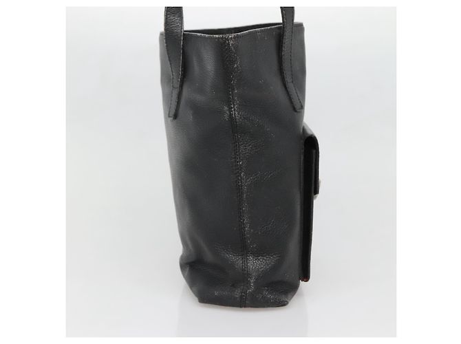 Céline Borsa a Spalla CELINE in Pelle Nera Argento Autentica 139444 Nero - vista 4