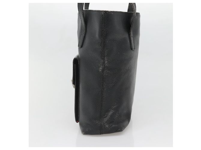 Céline Borsa a Spalla CELINE in Pelle Nera Argento Autentica 139444 Nero - vista 5