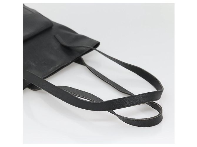 Céline Borsa a Spalla CELINE in Pelle Nera Argento Autentica 139444 Nero - vista 7