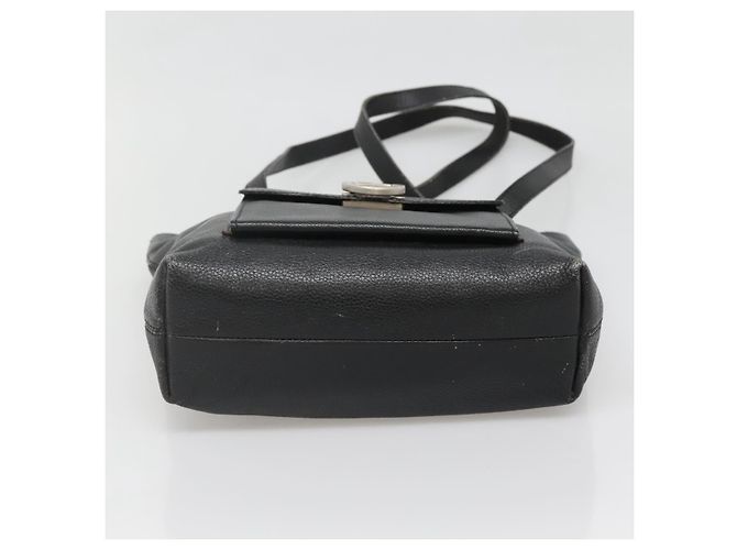 Céline Borsa a Spalla CELINE in Pelle Nera Argento Autentica 139444 Nero - vista 9