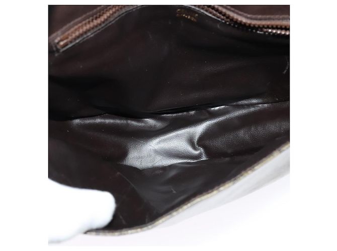 Céline Borsa a Spalla Celine C Sulky PVC Beige Oro Auth 138455 D'oro - vista 17