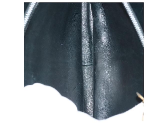 Borsa a Spalla CÉLINE Carrozza in Pelle Nera e Oro Auth yk19109 Nero D'oro - vista 17