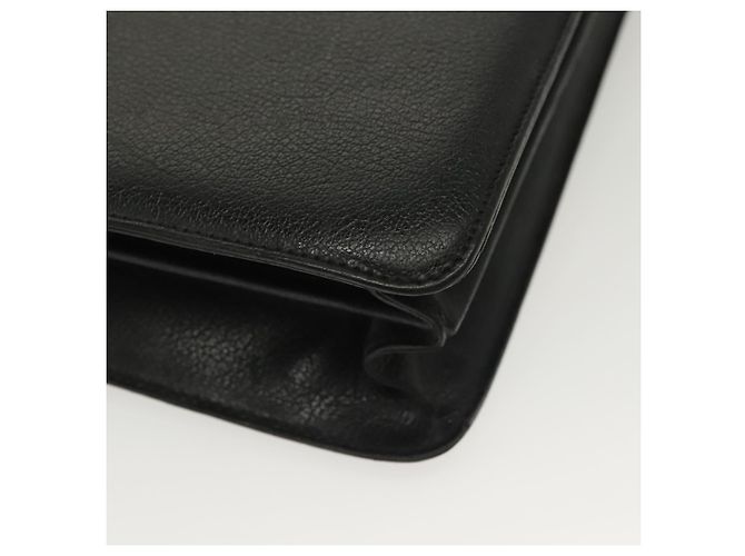 Borsa da lavoro in pelle nera e oro Salvatore Ferragamo Auth bs28482 Nero D'oro - vista 10