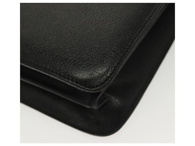 Borsa da lavoro in pelle nera e oro Salvatore Ferragamo Auth bs28482 Nero D'oro - vista 13