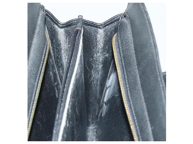 Borsa da lavoro in pelle nera e oro Salvatore Ferragamo Auth bs28482 Nero D'oro - vista 18