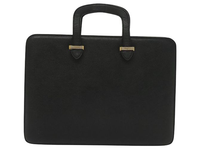 Borsa da lavoro in pelle nera e oro Salvatore Ferragamo Auth bs28482 Nero D'oro - vista 2
