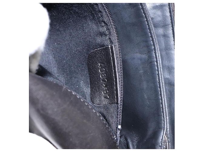 BALLY Borsa a Mano Matelassé in Pelle Nera e Oro Auth ki5898 Nero D'oro - vista 23