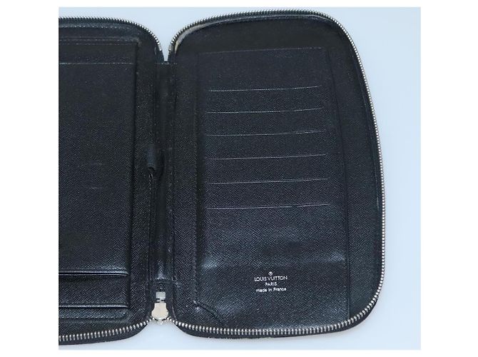 LOUIS VUITTON Organizer Taiga Atoll Custodia da Viaggio Ardoise M30652 LV Auth 139467 Grigio - vista 20