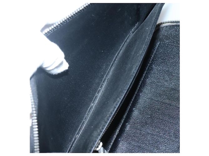 LOUIS VUITTON Organizer Taiga Atoll Custodia da Viaggio Ardoise M30652 LV Auth 139467 Grigio - vista 21
