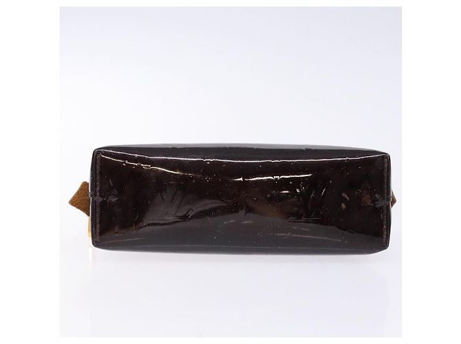 LOUIS VUITTON Pochette Cosmetica PM Monogram Vernis Amarante M91495 Auth 139388 Bordò - vista 6