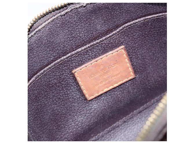 LOUIS VUITTON Pochette Cosmetica PM Monogram Vernis Amarante M91495 Auth 139388 Bordò - vista 9