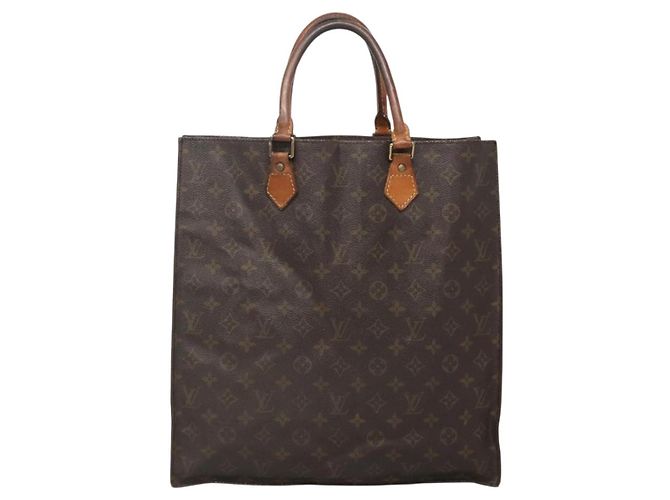 LOUIS VUITTON Borsa Sac Plat Monogram M51140 Auth LV 138697 Monogramma - vista 13