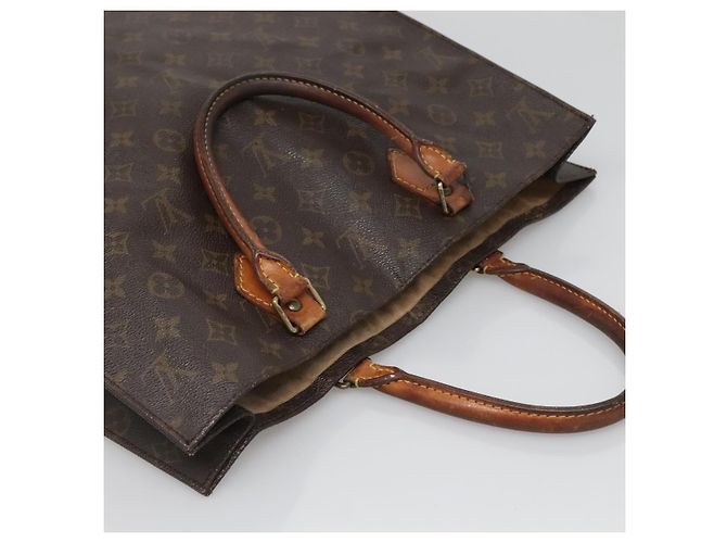 LOUIS VUITTON Borsa Sac Plat Monogram M51140 Auth LV 138697 Monogramma - vista 6